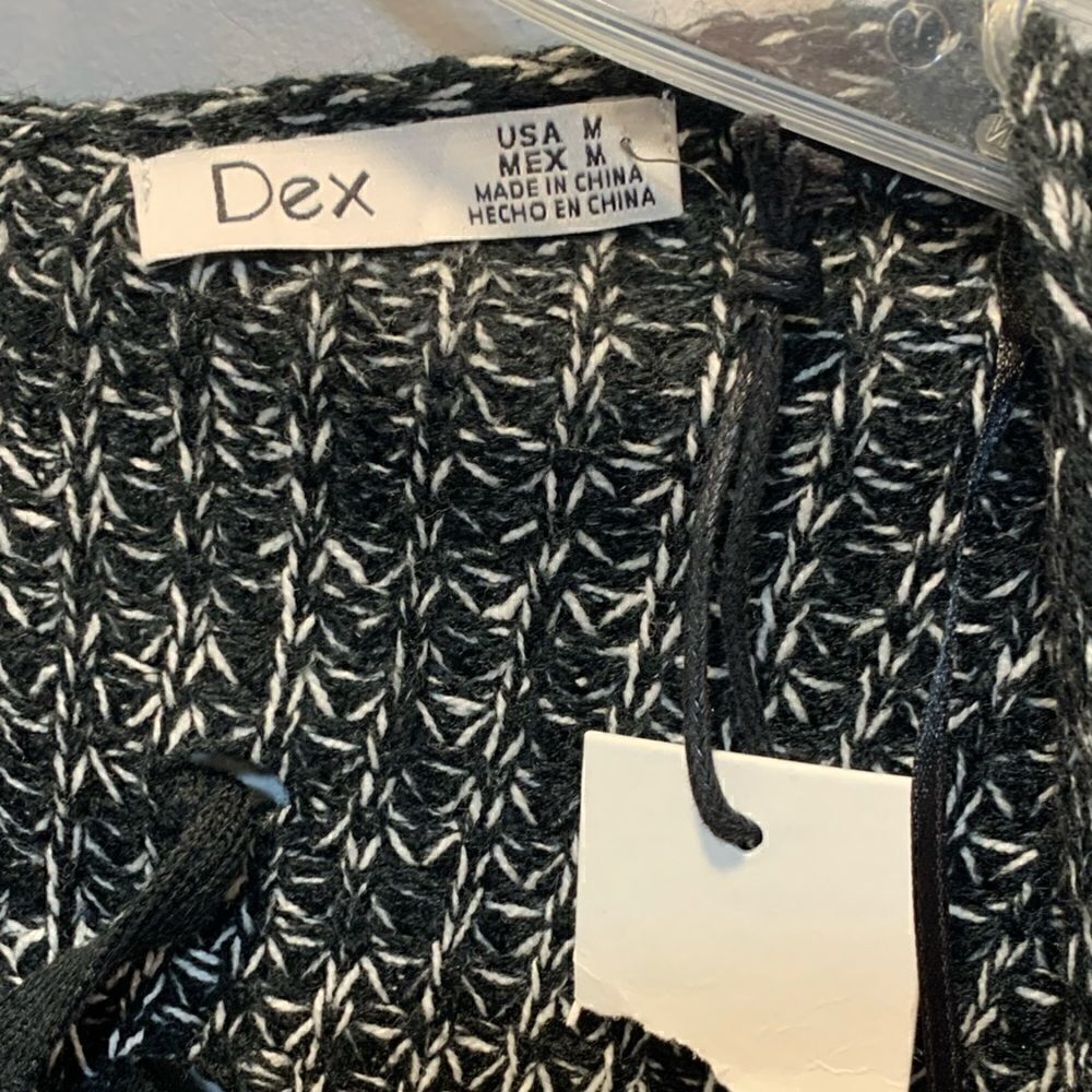 NWT DEX Open cardigan w/pocket lace… - Picture 5 of 15